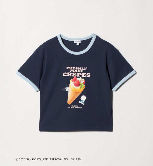 UNITED ARROWS green label relaxing「【別注】＜Sanrio＞グラフィック Tシャツ / キッズ 140cmー150cm」|Tシャツ・カットソー|NAVY