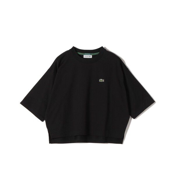 SHIPS for women「《一部追加》【SHIPS別注】LACOSTE:〈手洗い可能〉五分袖 TEE」|Tシャツ・カットソー|