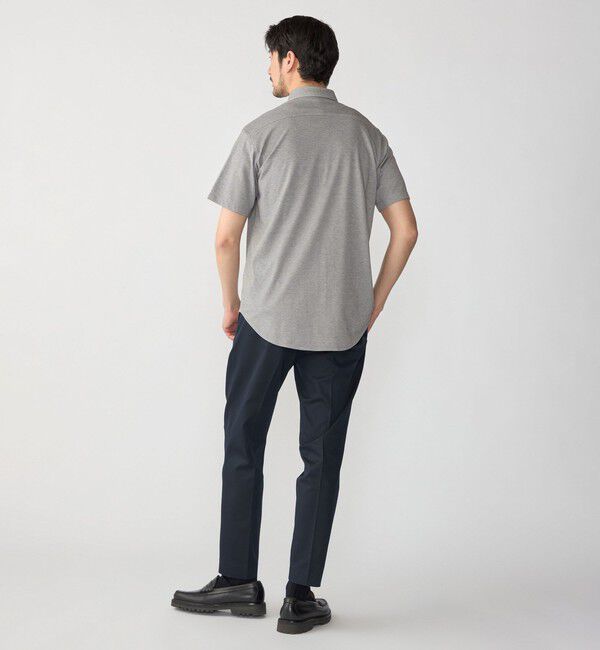 SHIPS「【WEB限定】SHIPS: 〈吸水速乾〉ドライピケ ワンポイント ロゴ ボダンダウン シャツ」|Tシャツ・カットソー|