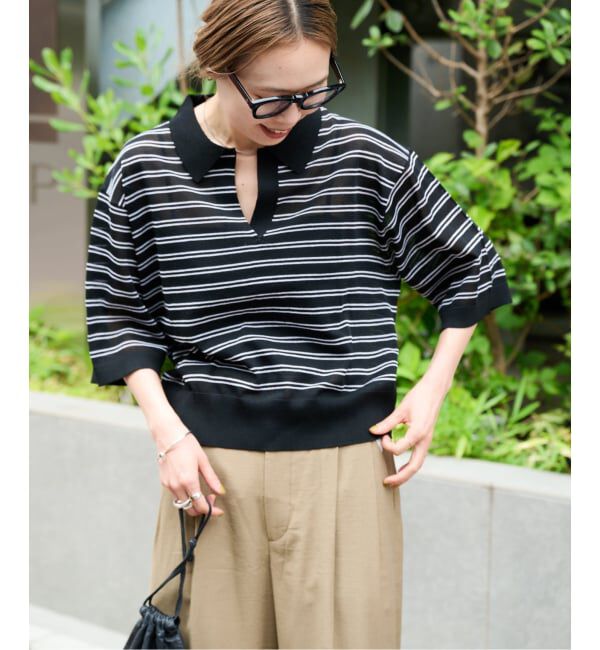 OUTDOOR PRODUCTS Usual Things「≪予約≫ハイゲージシアースキッパーニット」|ポロシャツ|