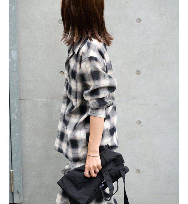 OUTDOOR PRODUCTS Usual Things「≪予約≫PLAIDパターンオープンカラーシャツ」|シャツ・ブラウス|