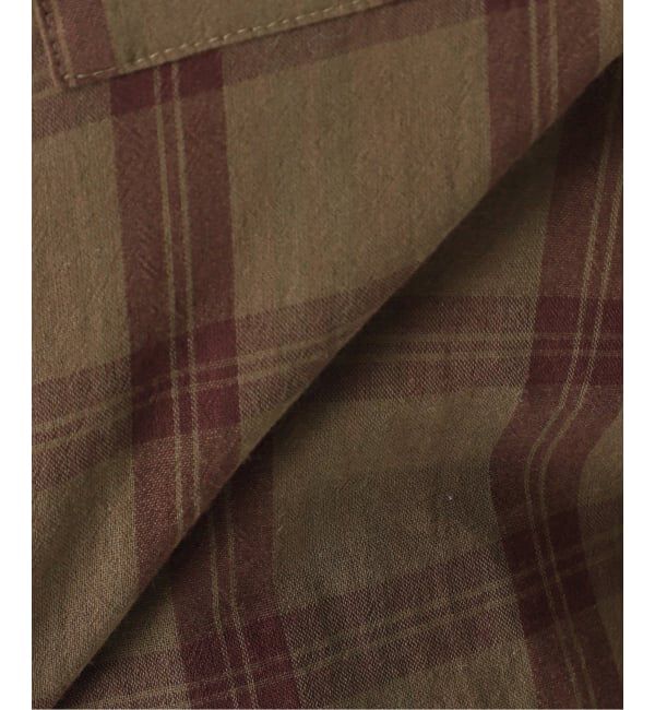 OUTDOOR PRODUCTS Usual Things「≪予約≫PLAIDパターンオープンカラーシャツ」|シャツ・ブラウス|
