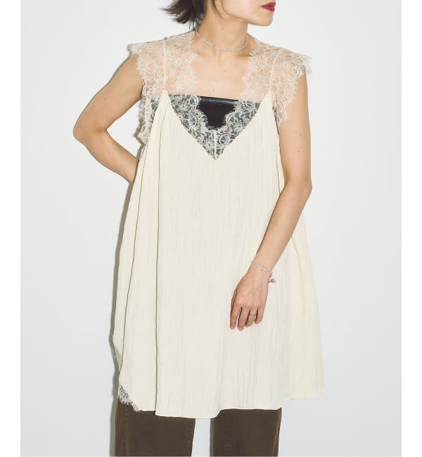  「《追加予約2》LACE TANK ブラウス」|シャツ・ブラウス|