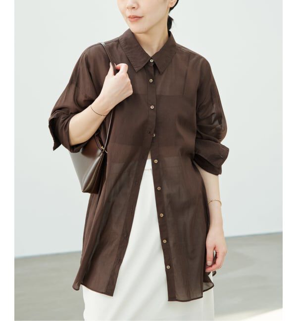 Plage「new cotton sheer シャツ」|シャツ・ブラウス|