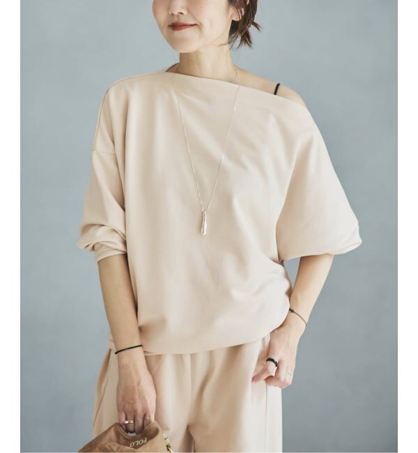 Plage「《予約》nuance sweat プルオーバー」|Tシャツ・カットソー|ベージュ