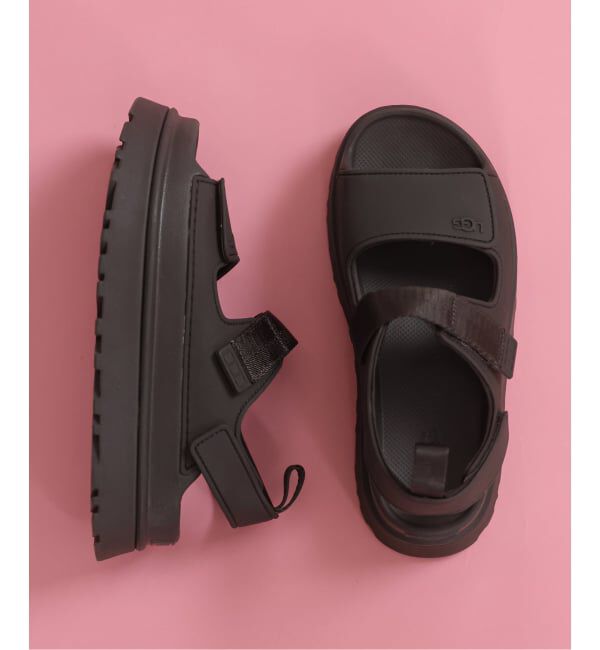 SLOBE IENA「《別注カラーあり/追加2》 UGG/アグ GoldenGlow Sandal W」|サンダル|カーキ