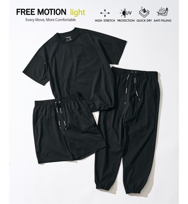417 EDIFICE「【FREE MOTION LIGHT】ラグランTシャツ」|Tシャツ・カットソー|
