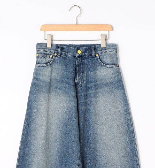 Rie Miller「《5サイズ展開》【RM denim】ルーズワイドデニム」|デニム|