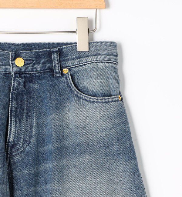 Rie Miller「《5サイズ展開》【RM denim】ルーズワイドデニム」|デニム|