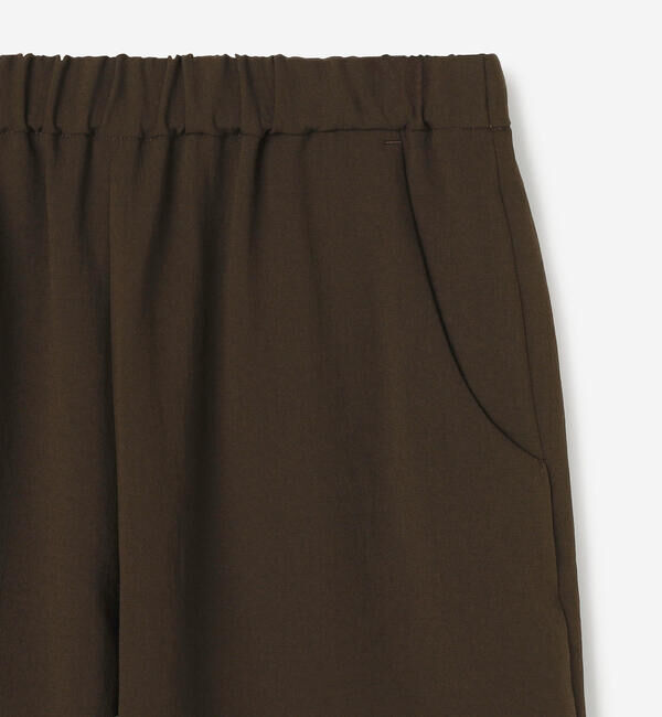 Morris & Sons「MORRIS & SONS | ポリエステルダブルクロス ワイドイージーパンツ WOMEN」|チノ|