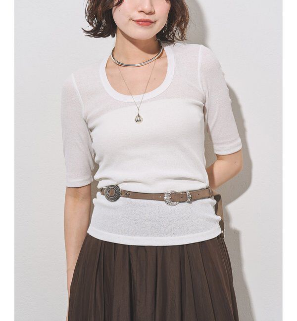  「《人気再販アイテム》【myporter】ラウンドネックドライフィットカットソー」|Tシャツ・カットソー|