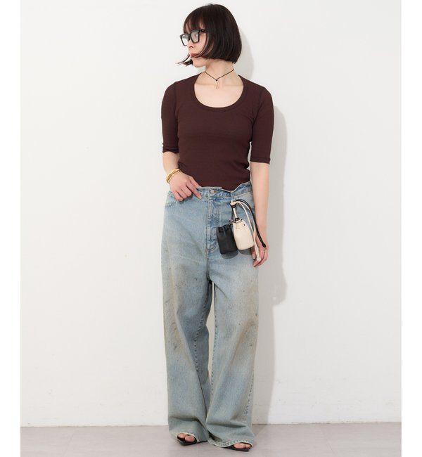  「《人気再販アイテム》【myporter】ラウンドネックドライフィットカットソー」|Tシャツ・カットソー|