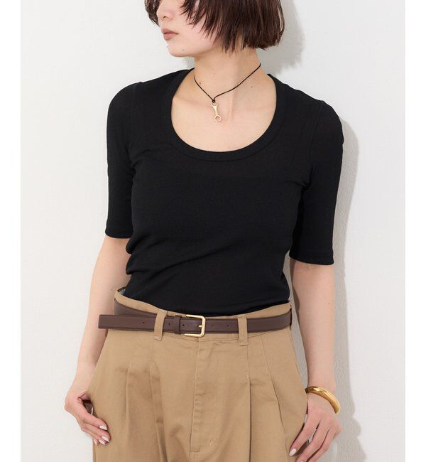  「《人気再販アイテム》【myporter】ラウンドネックドライフィットカットソー」|Tシャツ・カットソー|