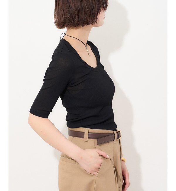  「《人気再販アイテム》【myporter】ラウンドネックドライフィットカットソー」|Tシャツ・カットソー|