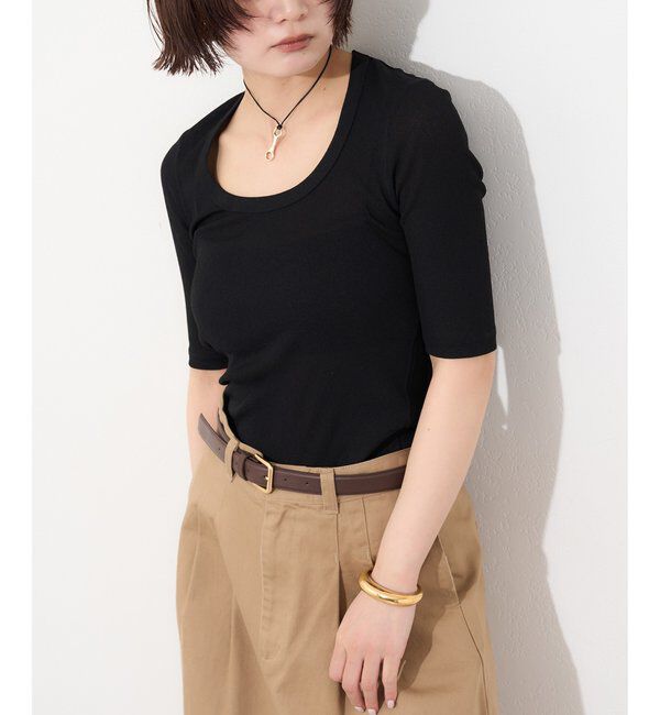  「《人気再販アイテム》【myporter】ラウンドネックドライフィットカットソー」|Tシャツ・カットソー|