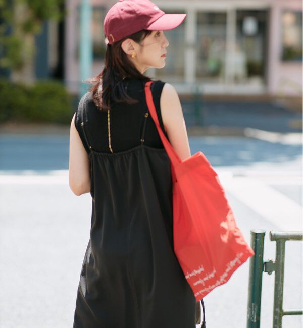  「予約【手洗い可/長さ調整可/トレンド感◎】レーストリムキャミワンピース」|ワンピース|