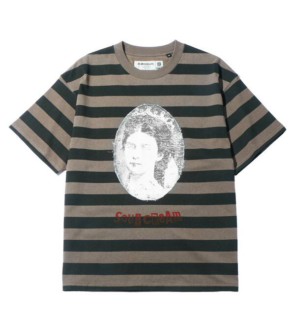  「【Sourcream】VenusボーダーTEE」|Tシャツ・カットソー|チャコールグレー