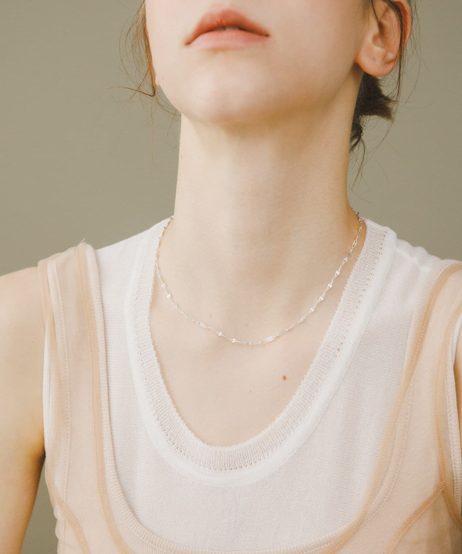 URBAN RESEARCH「decor『デコール』　ECLAIR CHAIN NECKLACE」|ネックレス|シルバー