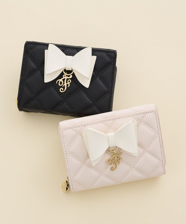 Maison de FLEUR「Fチャームリボンウォレット」|財布|