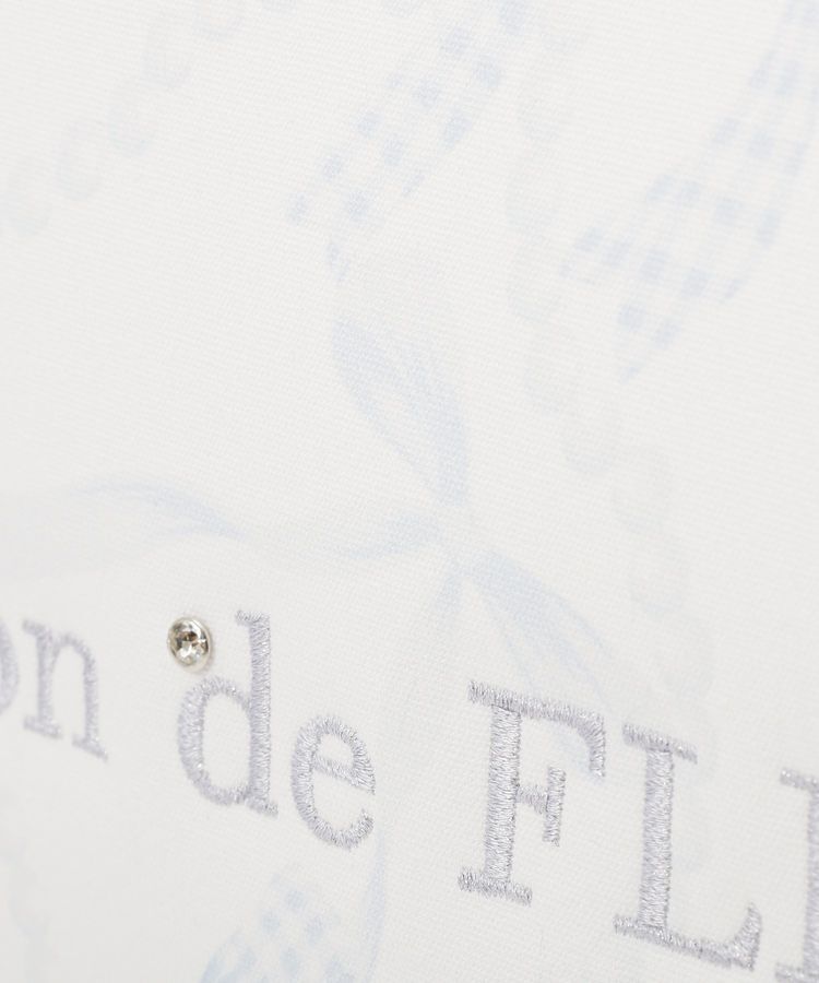 Maison de FLEUR「リボンパールプリントマルチポケットトートバッグ」|トートバッグ|