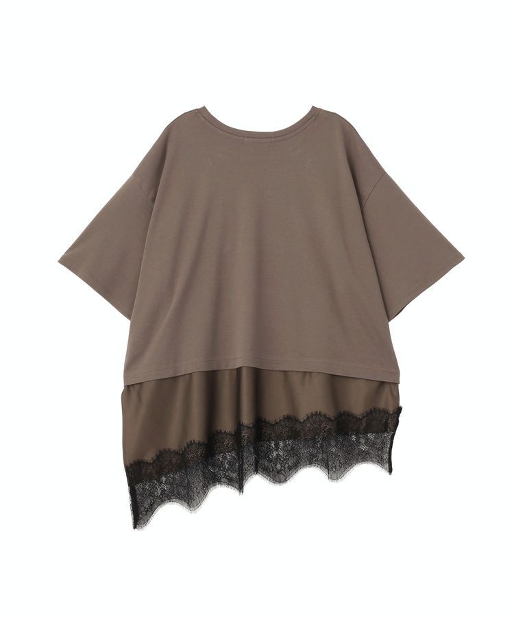 AMERICAN HOLIC「レースドッキングTシャツ」|Tシャツ・カットソー|