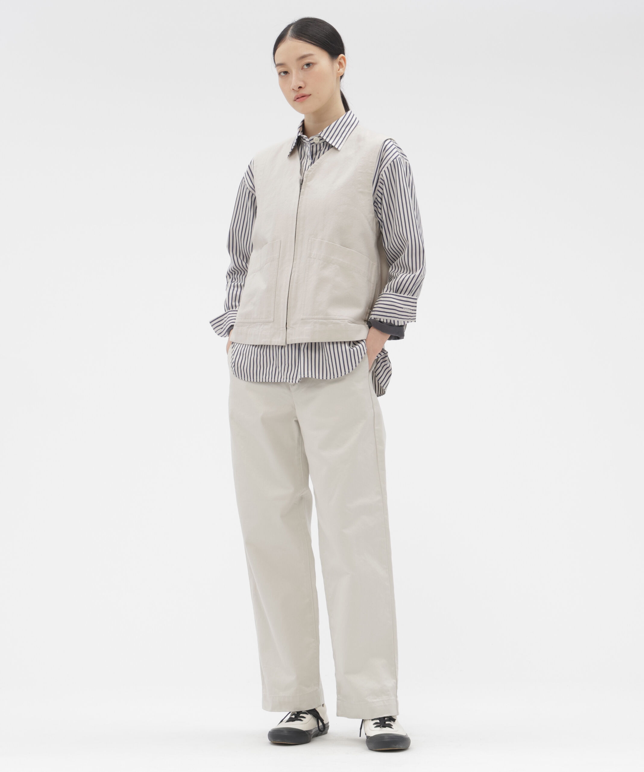 MHL.「FADED COTTON TWILL BLOUSON」|ブルゾン・スタジャン|