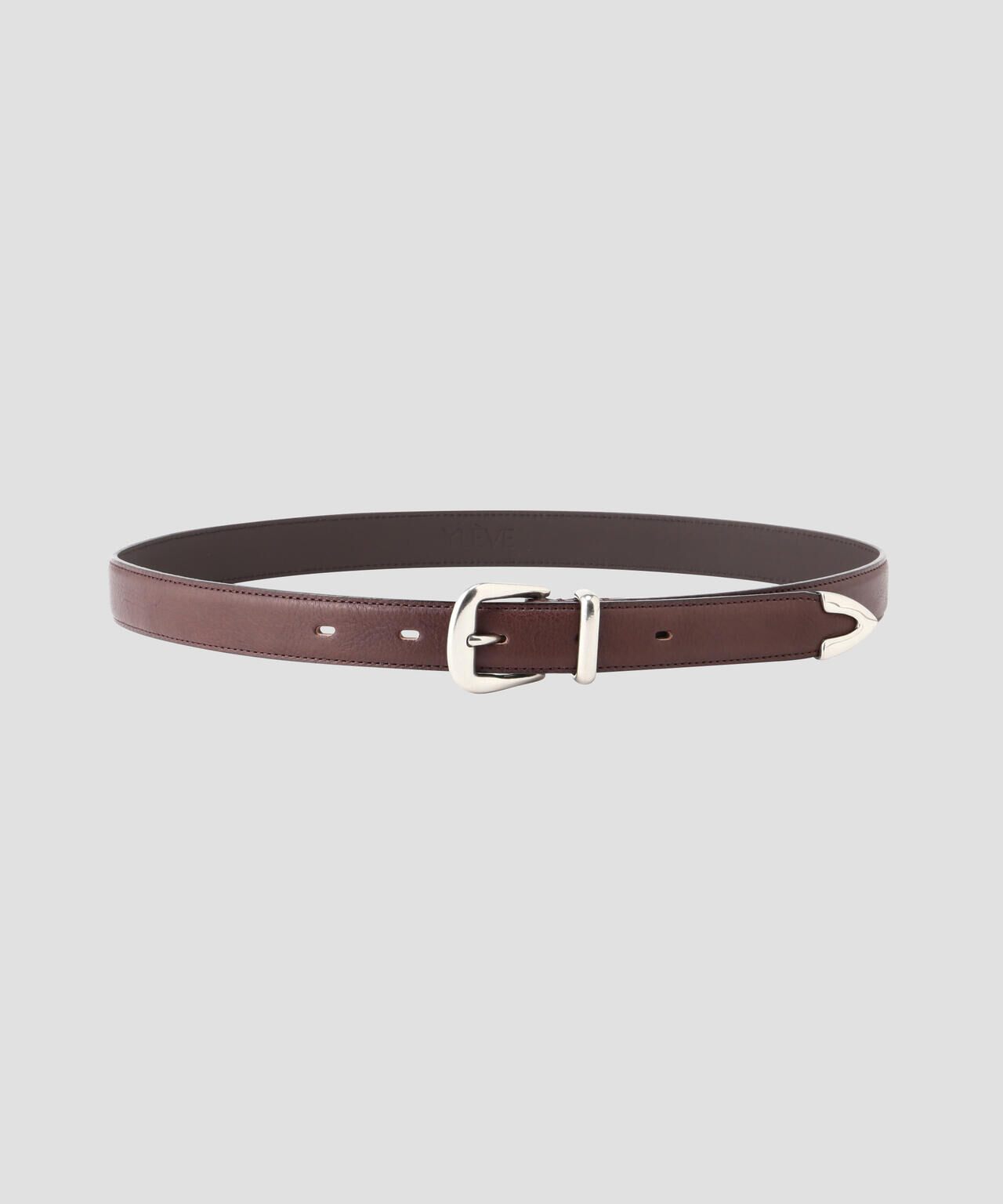 YLEVE 「YLEVE / LEATHER WESTERN BELT」|ベルト|BROWN