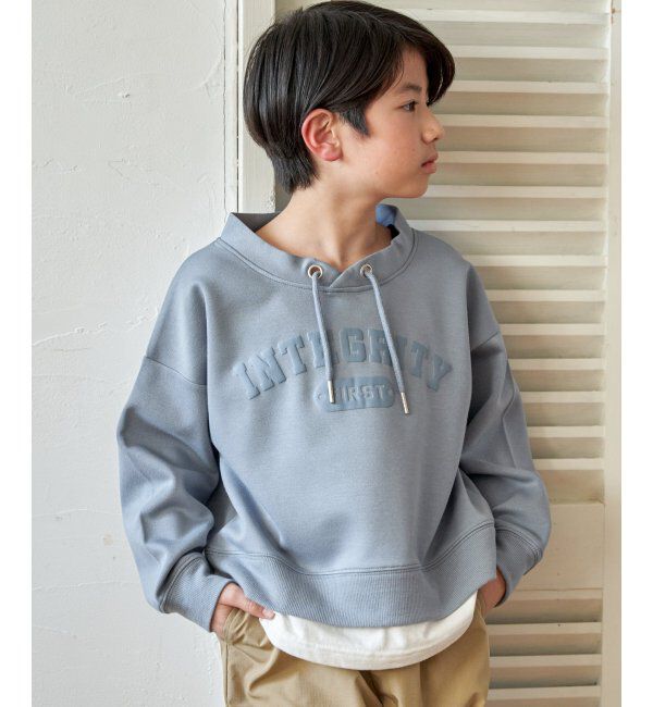ikka kids「カノコDBルーイカレッジロゴPO」|Tシャツ・カットソー|