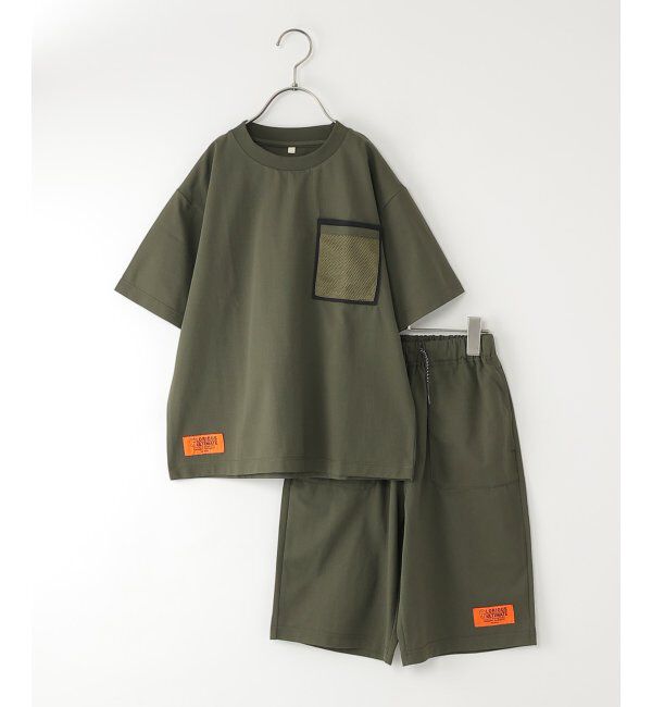 ikka kids「【セットアップ対応】冷感メッシュワッペンハーフパンツ（120~160cm）」|その他|