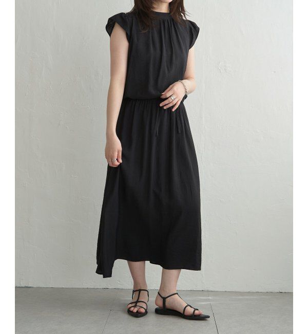 VENCE share style「RNオーガンプチハイネックワンピース」|ワンピース|
