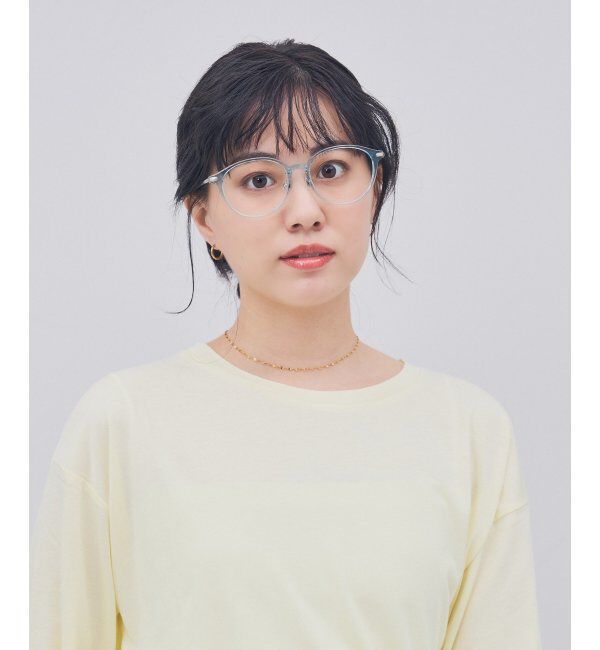  「ボストン型 メガネ｜クリアカラー｜伊達メガネ 度付きメガネ｜ユニセックス  レンズ交換券付」|メガネ|