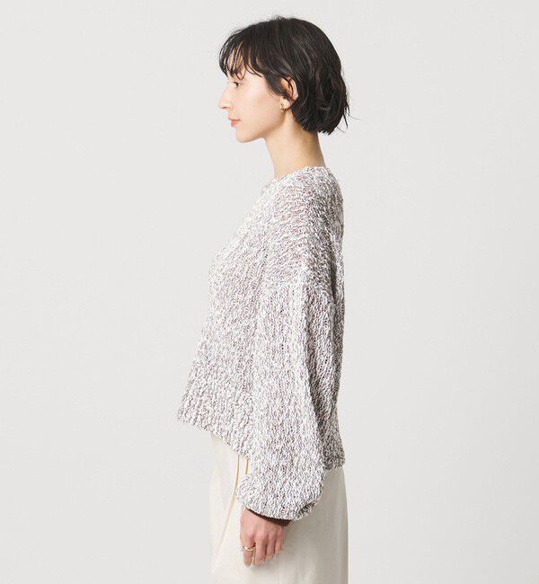 UNITED ARROWS「カラーミックス クルーネックニット」|ニット・セーター|