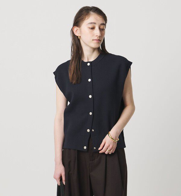 UNITED ARROWS「スウェットライク ベスト ‐ウォッシャブル‐」|ベスト・ジレ|NAVY
