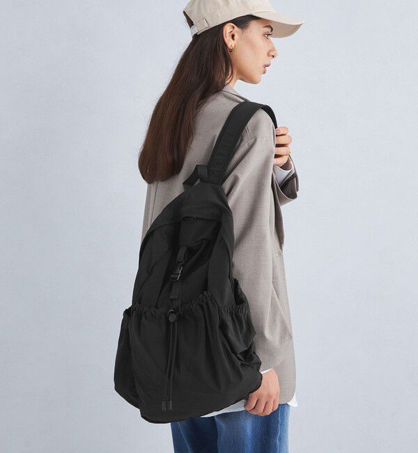 UNITED ARROWS green label relaxing「【WEB限定】バックパック（PCバッグ付）/ A4 / ユニセックス」|リュック|BLACK