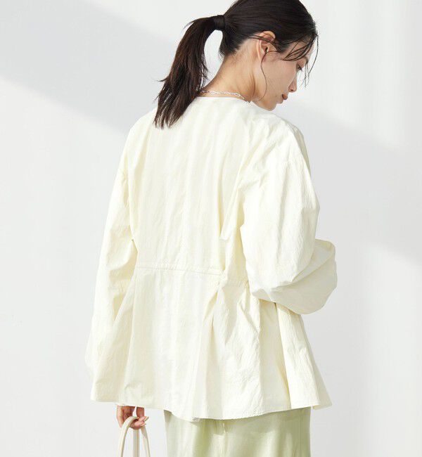 UNITED ARROWS green label relaxing「［size SHORTあり］ウエスト ギャザー ブルゾン」|ブルゾン・スタジャン|