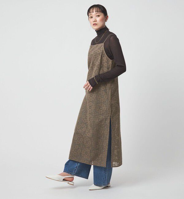 UNITED ARROWS green label relaxing「シアー レース キャミソール ワンピース」|ワンピース|