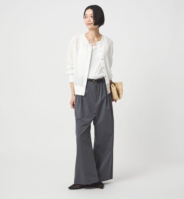 UNITED ARROWS green label relaxing「シアー サーマル 2WAY カーディガン」|カーディガン|