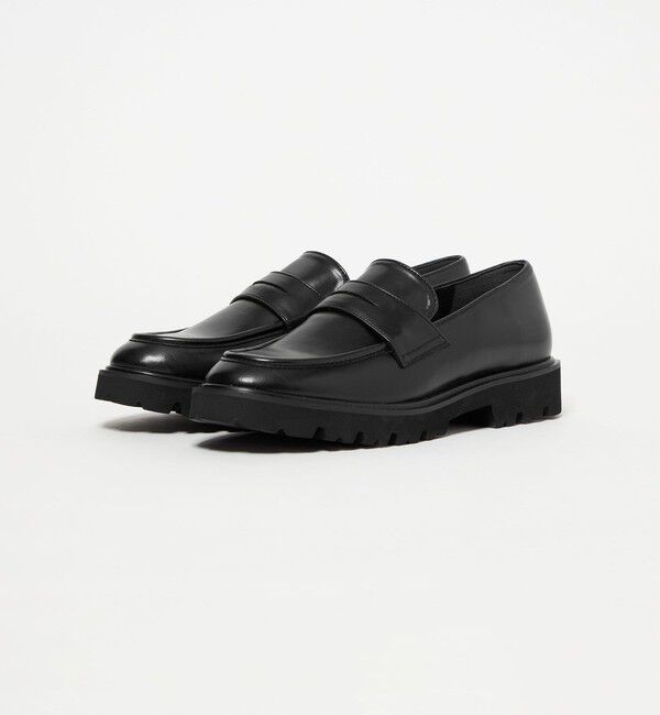 BEAUTY&YOUTH UNITED ARROWS「レザーライク コインローファー」|ローファー|