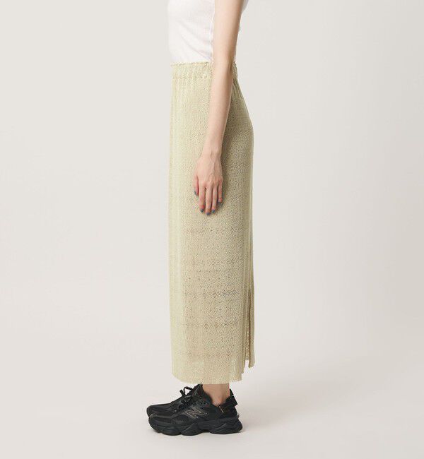BEAUTY&YOUTH UNITED ARROWS「レースプリーツ タイトスカート ウォッシャブル」|タイト|