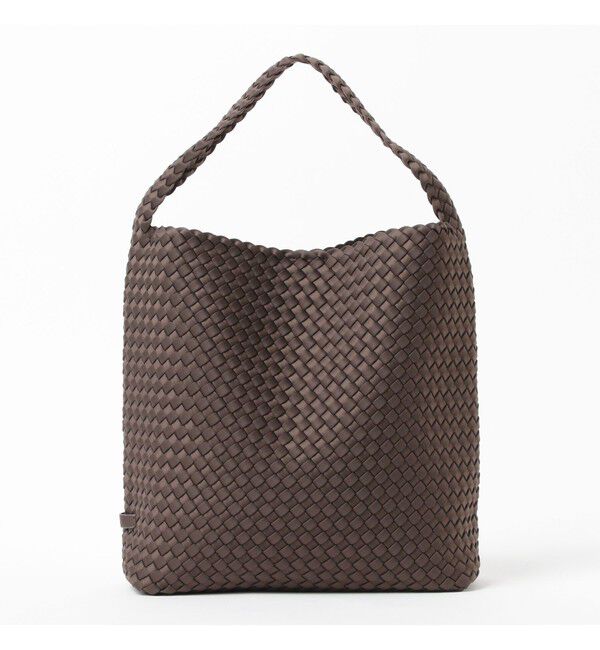 Demi-Luxe BEAMS 「NAGHEDI / イントレチャート ショルダーバッグ〈CAMEL〉」|トートバッグ|