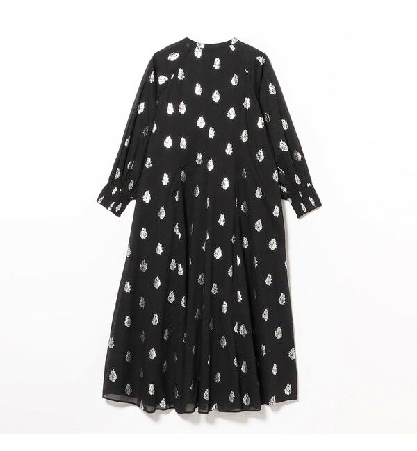 Demi-Luxe BEAMS 「ne Quittez pas / ボイル フラワー ロングスリーブ ワンピース」|ワンピース|