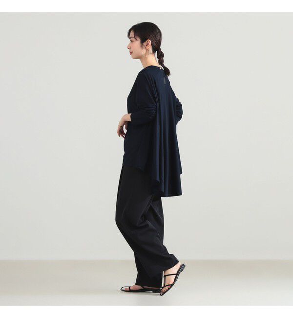 Demi-Luxe BEAMS 「COG THE BIGSMOKE / ABBY バックフレア トップス」|Tシャツ・カットソー|