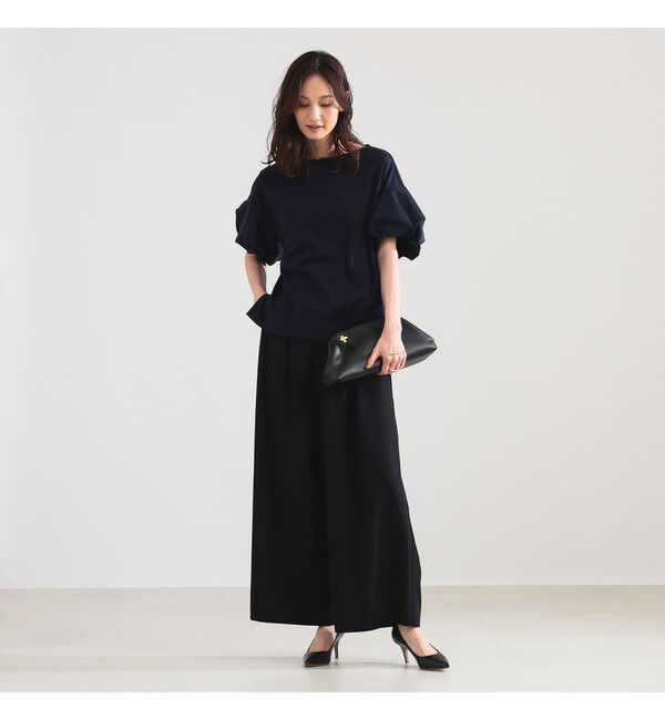 Demi-Luxe BEAMS 「タフタ バルーン スリーブ プルオーバー」|Tシャツ・カットソー|