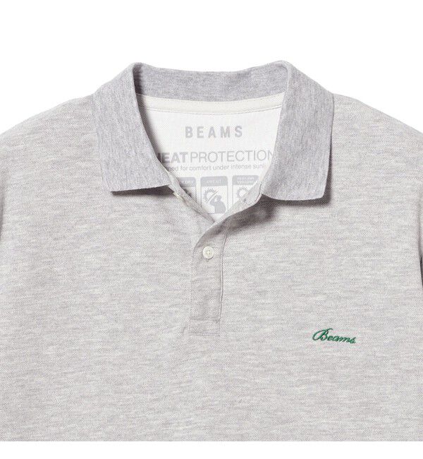 BEAMS「BEAMS｜ワンポイント ポロシャツ 【ベーシックフィット】｜遮熱性｜UVカット機能｜オンオフ兼用」|ポロシャツ|
