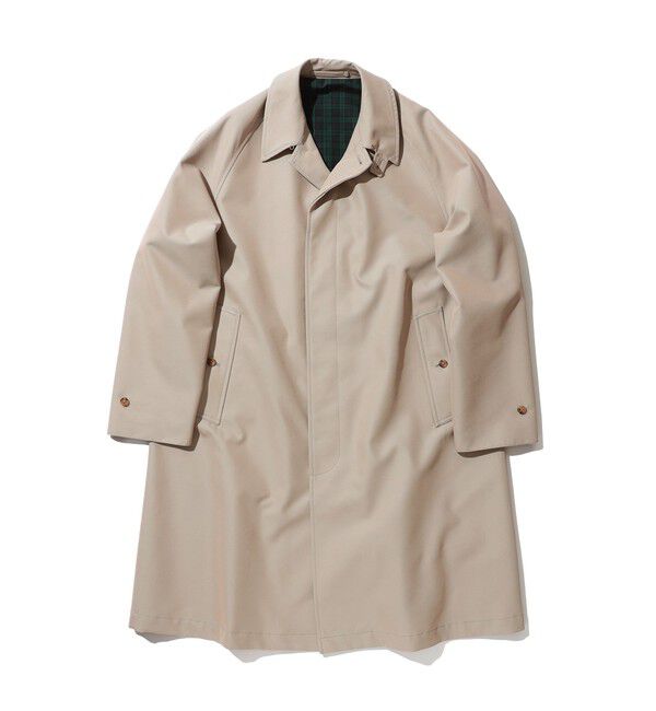 BEAMS PLUS「Balmacaan Coat T/C Gabardine」|ダッフルコート|BEIGE