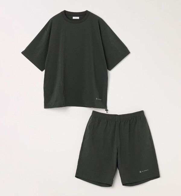 SHIPS any「【WEB限定】SHIPS any: ワッシャーナイロン スピンドル Tシャツ＋イージーショーツ セットアップ◆」|Tシャツ・カットソー|