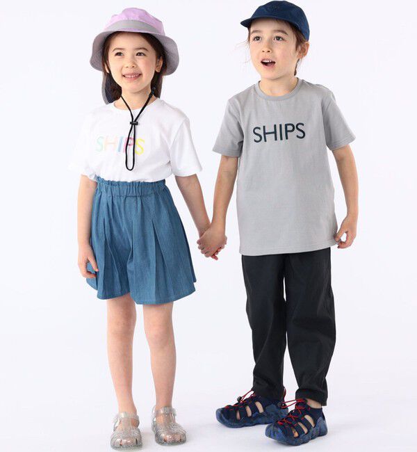 SHIPS KIDS「SHIPS KIDS:100～130cm / SHIPS ロゴ TEE」|Tシャツ・カットソー|