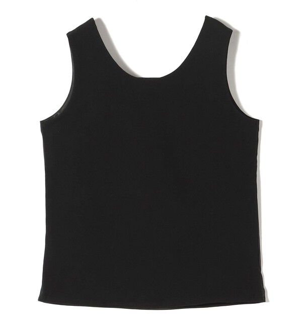 SHIPS for women「《一部予約》〈手洗い可能〉2WAY サテン &times; カットソー スクエア タンクトップ」|タンクトップ|