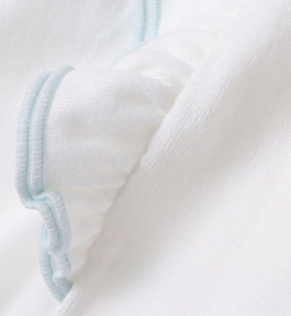 SHIPS KIDS「SHIPS KIDS:140～150cm / ネックフラワー Tシャツ」|Tシャツ・カットソー|