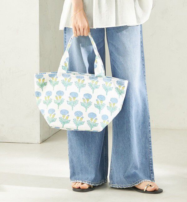 SHIPS for women「【SHIPS別注】SZ BLOCKPRINTS: Lisbon Tote」|トートバッグ|ライトブルー